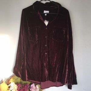 Sonoma Crushed Velvet Top